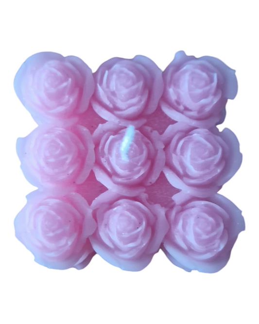 Roses en cube
